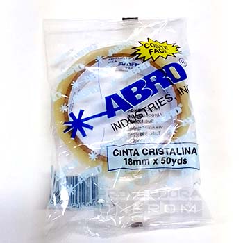 CINTA ADHESIVA ABRO 18X50