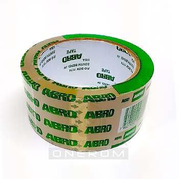 CINTA EMBALAJE ABRO 48X80V CAFE (33255)