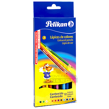 LAPIZ PELIKAN TRIA LARGO 12COL # 0229