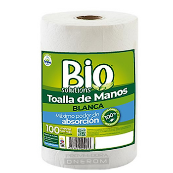 TOALLA MANOS CENTER PULL 100MT 2H UNIDAD