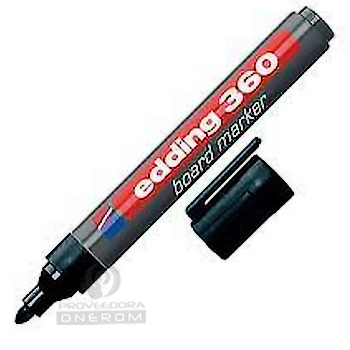 MARCADOR EDDING TIZA LIQUIDA 360 NEGRO