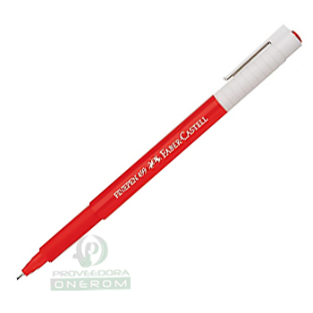 MARCADOR PT FINA FABER 499 ROJO