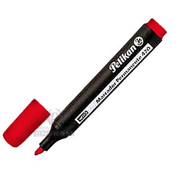 MARCADOR PELIKAN 420 ROJO