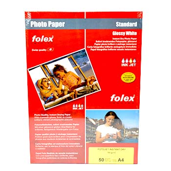 PAPEL FOTO 180GR FOLEX x 50 u. INKJET A4 8172