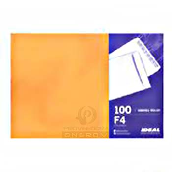 SOBRES MANILA F4 (25x34) PAQTx100