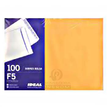 SOBRES MANILA F5 (27.5X37) PAQTX100