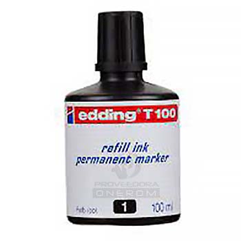 TINTA EDDING PERMANENTE NEGRO T-100