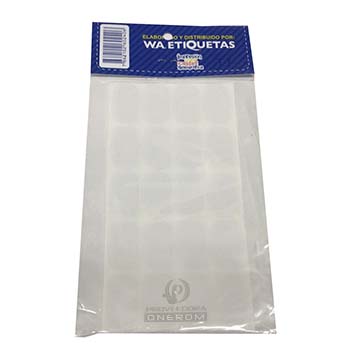 ETIQUETA ADHESIVA T-1 BLANCO