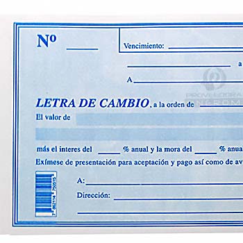 LETRA/CAMBIO BLOCK