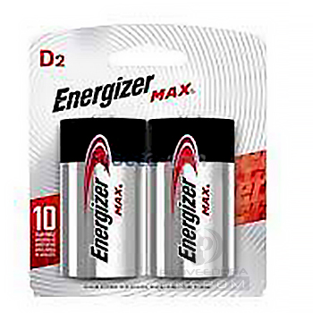 PILA ENERGIZER D2  ALCALINA