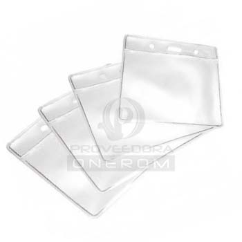 PORTACREDENCIAL RIGIDA TRANSPARENTE 54x85mm