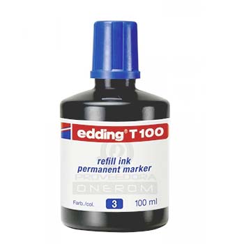 TINTA EDDING PERMANENTE AZUL T-100