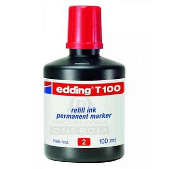TINTA EDDING PERMANENTE ROJO T-100