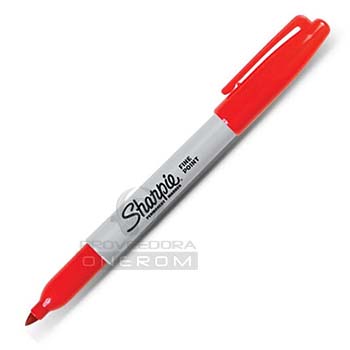MARCADOR SHARPIE PF ROJO