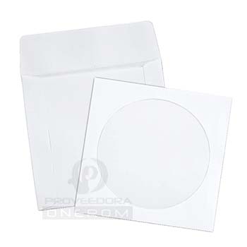 SOBRE CD PAPEL X 100 UNIDADES.