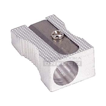 SACAPUNTAS METAL 1 SERV CAJA VERDE