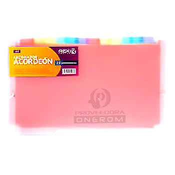 ARCHIVADOR REX ACORDEON A4 PLASTICO 13DIV 9136