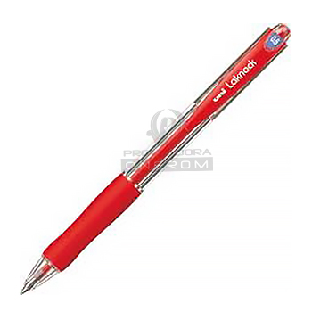 BOLIGRAFO UNIBALL LACKNOCK 0.5 ROJO SN-100(05)