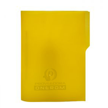 FOLDER PLASTICO OFICIO AMARILLO