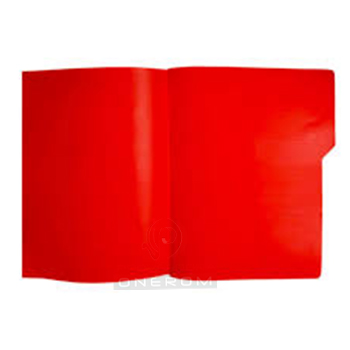 FOLDER PLASTICO OFICIO ROJO