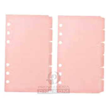 SEPARADOR CARTULINA 10 U. ROSADO