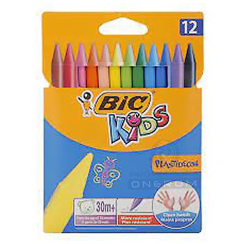 CRAYON BIC PLASTIDECOR X12 0789