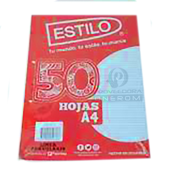 HOJAS PARVULARIA LINEAS A4 PAQX50