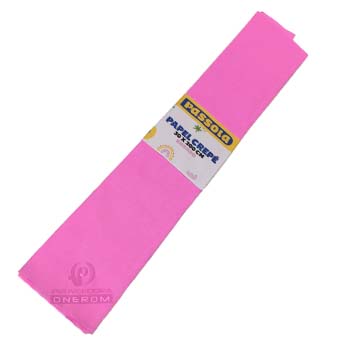 PAPEL CREPE ROSADO
