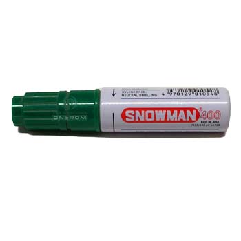 MARCADOR SNOWMAN 400 VERDE