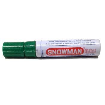 MARCADOR SNOWMAN 500 VERDE