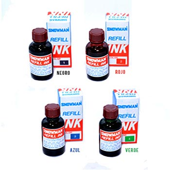 TINTA SNOWMAN PERMANENTE ROJO