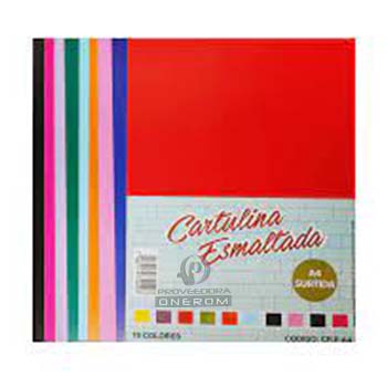 CARTULINA ESMALTADA  A4 10 COL