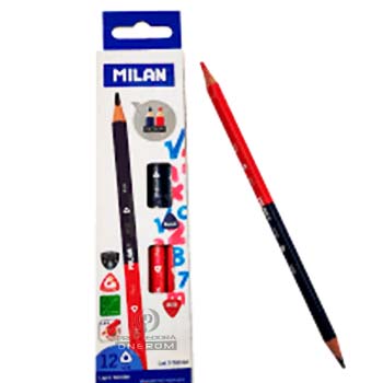 LAPIZ MILAN BICOLOR DELGADO