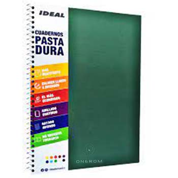 CUADERNO ESPIRAL P.D. CUADROS 100 H 4827