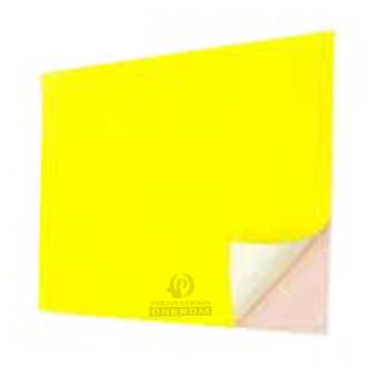 HOJAS ADHESIVO FOSFORECENTE X25 AMARILLO