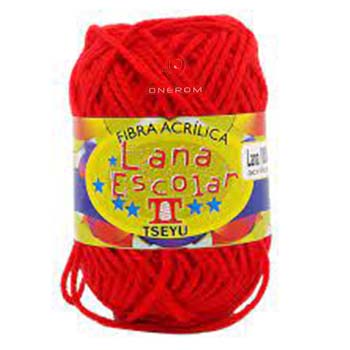 LANA ESCOLAR ROJO