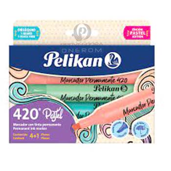 MARCADOR FLASH PASTEL SET X4 +1 5812