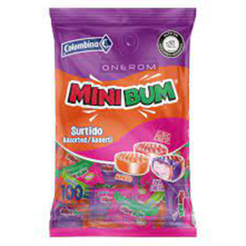CARAMELOS MINI BUM CHICLE SURTIDO