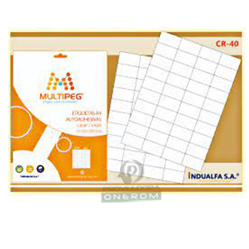 ETIQUETA ADHESIVAS CR-04 PAQ X10