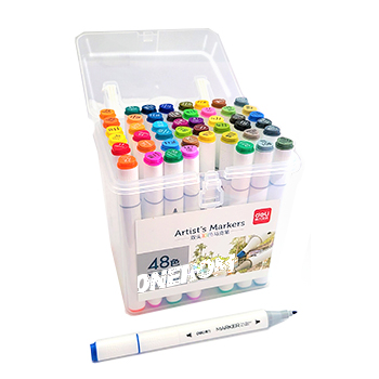 MARCADOR DOBLE PUNTA 48 COLORES MARIES 049667