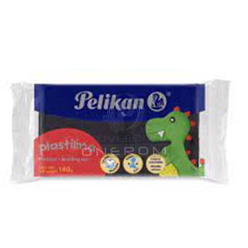 PLASTILINA PELIKAN BARRA 180gr NEGRO