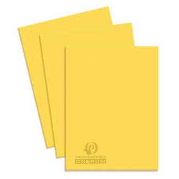 FOAMY A4 AMARILLO