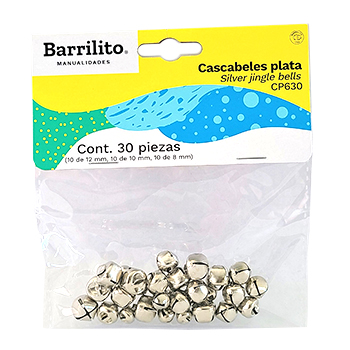 CASCABEL PLATEADO 30 PZAS 4975