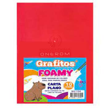FOAMY A4 ROJO
