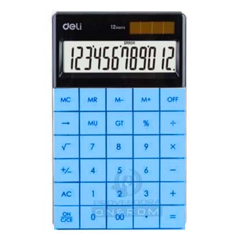CALCULADORA DELI TOUCH 12 DIG SOLAR 1589 COL