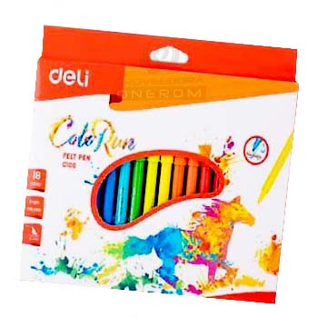 MARCADOR DELI LAVABLE COLORUN X24 C10020