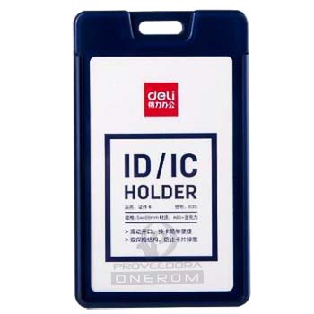 PORTACREDENCIAL  VERTICAL AZUL N.805